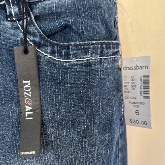 Roz & Ali Women's Denim Skimmers - Picture 2 of 6